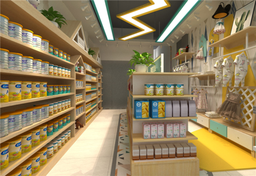 成都母婴店展柜及孕婴用品展示柜设计生产厂家